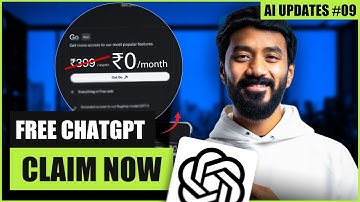 OpenAI Just Gave India ₹4,788 worth of ChatGPT Pro For FREE | Top 10 AI Updates of the week