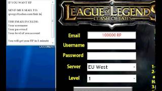 League Of Legends 100000 RP Hack [2014 APRIL - WORKING]