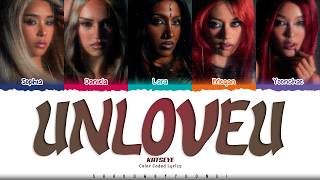 KATSEYE 'Unloveu' Lyrics (캣츠아이 Unloveu 가사) [Color Coded_Eng] | ShadowByYoongi