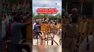 Congress holds 'Matka Fod' protest in MP over contaminated water supply