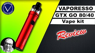 Vaporesso GTX GO 80 / 40 vape pod mods. Simplicity is the keyword here.