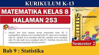 LET'S PRACTICE 9.3 MATHEMATICS GRADE 8 PAGE 253 SEMESTER 2 CURRICULUM K-13