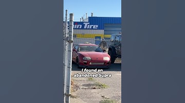 I Found An Abandoned Supra