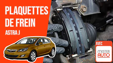 Quel est le prix du changement des plaquettes de frein sur une Opel Astra ?