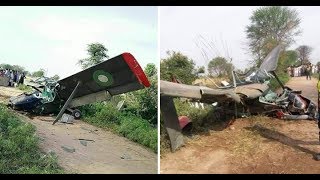 Footage of Pakistan Army Aviation Mushshak crash today