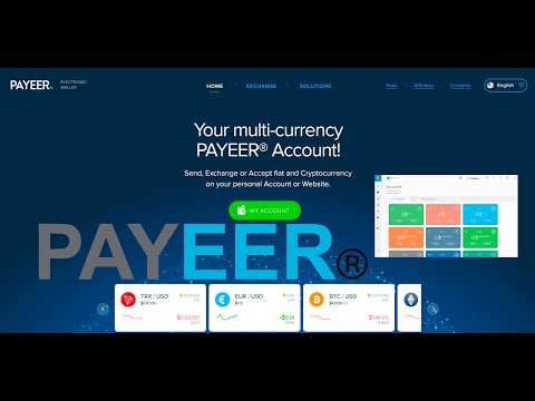 Beste Krypto Wallet. Payeer  Registrieren Verifizieren und Einzahlung Deutsche Anleitung