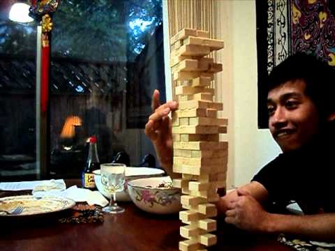 indonesian exchange student was playing jenga :)