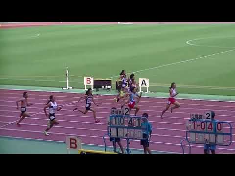 20170810東海中学陸上１年女子100ｍ決勝