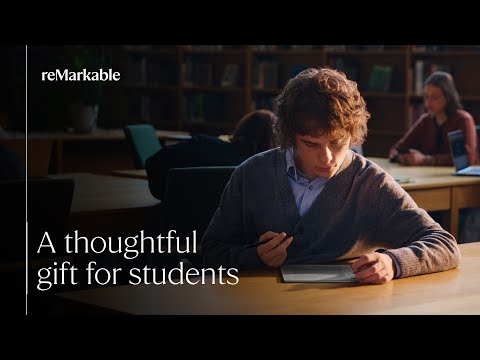 A thoughtful gift for students | reMarkable Paper Pro