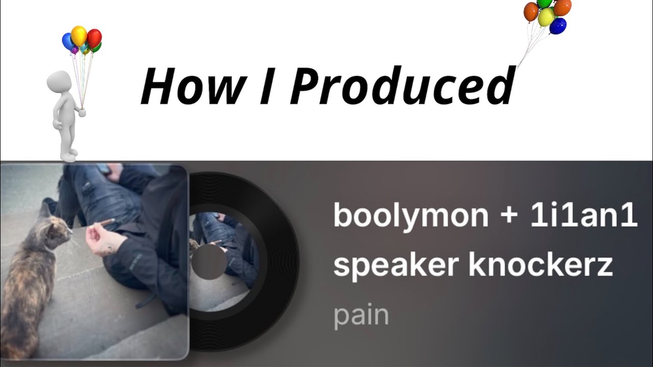 How I Produced “speaker knockerz” By Boolymon & 1i1an1