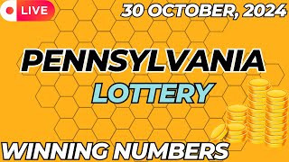 Pennsylvania Day Lottery Results For - 30 Oct, 2024 - Pick 2 - Pick 3 - Pick 4 - Pick 5 - Powerball