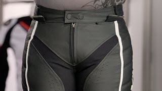 REV'IT! Xena 3 Lady Pants Black - Women's leather motorcycle pants