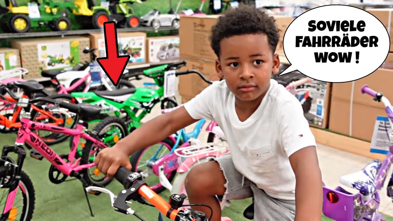 KAYDEN bekommt sein 1. FAHRRAD 😍