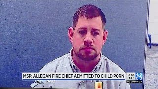 MSP: Suspended Allegan fire chief admitted to child porn