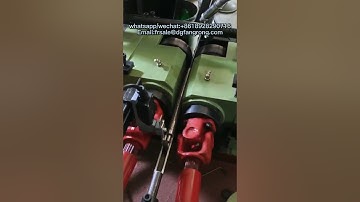 Fully automatic two axis thread rolling machine #steel #straightening #pipe #metal #copper #bar