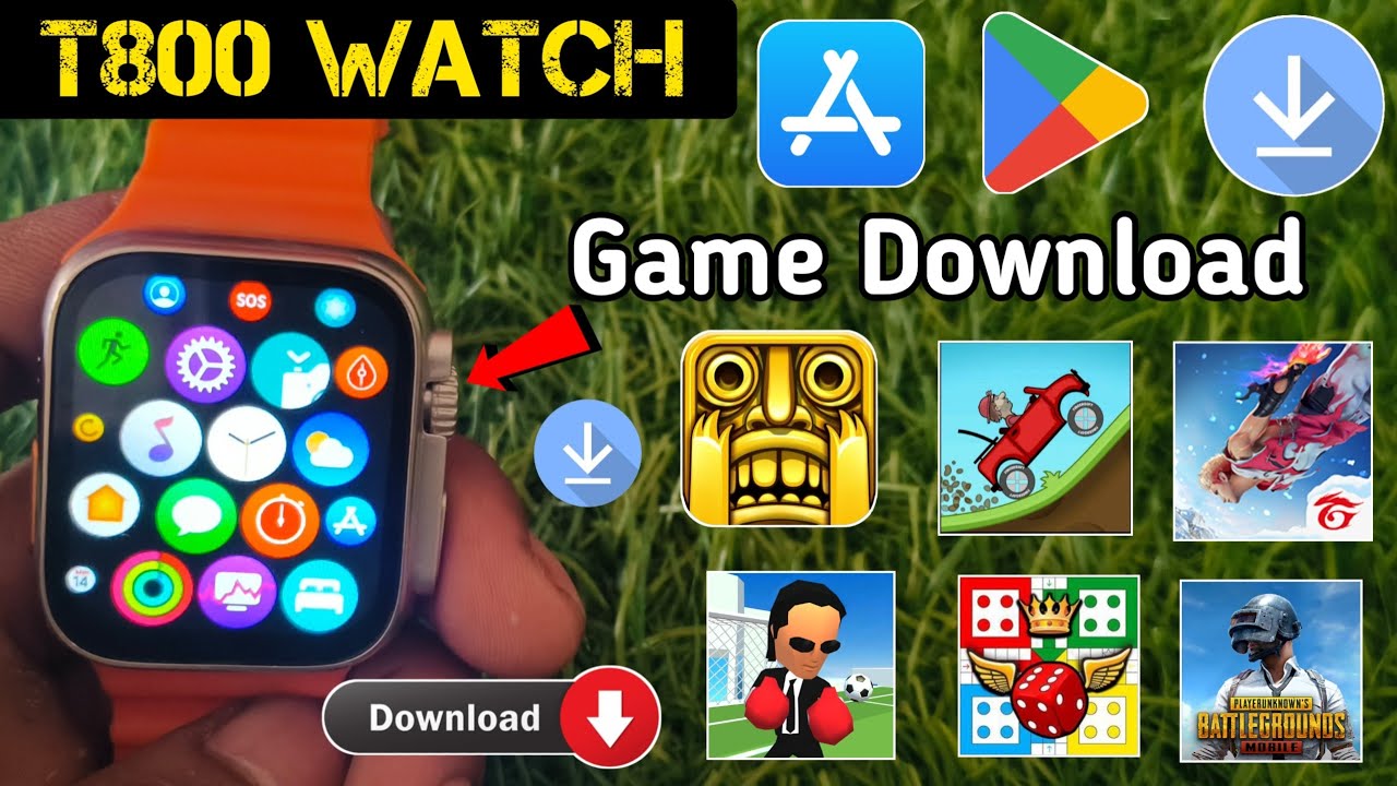 T800 Ultra Smart Watch Game Download How To Download Games in T800