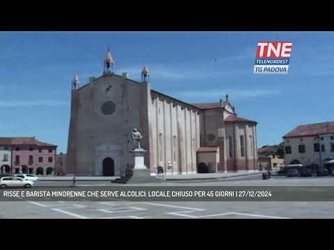 RISSE E BARISTA MINORENNE CHE SERVE ALCOLICI: LOCALE CHIUSO PER 45 GIORNI | 27/12/2024