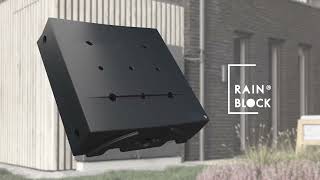 Installatie Rainblock.