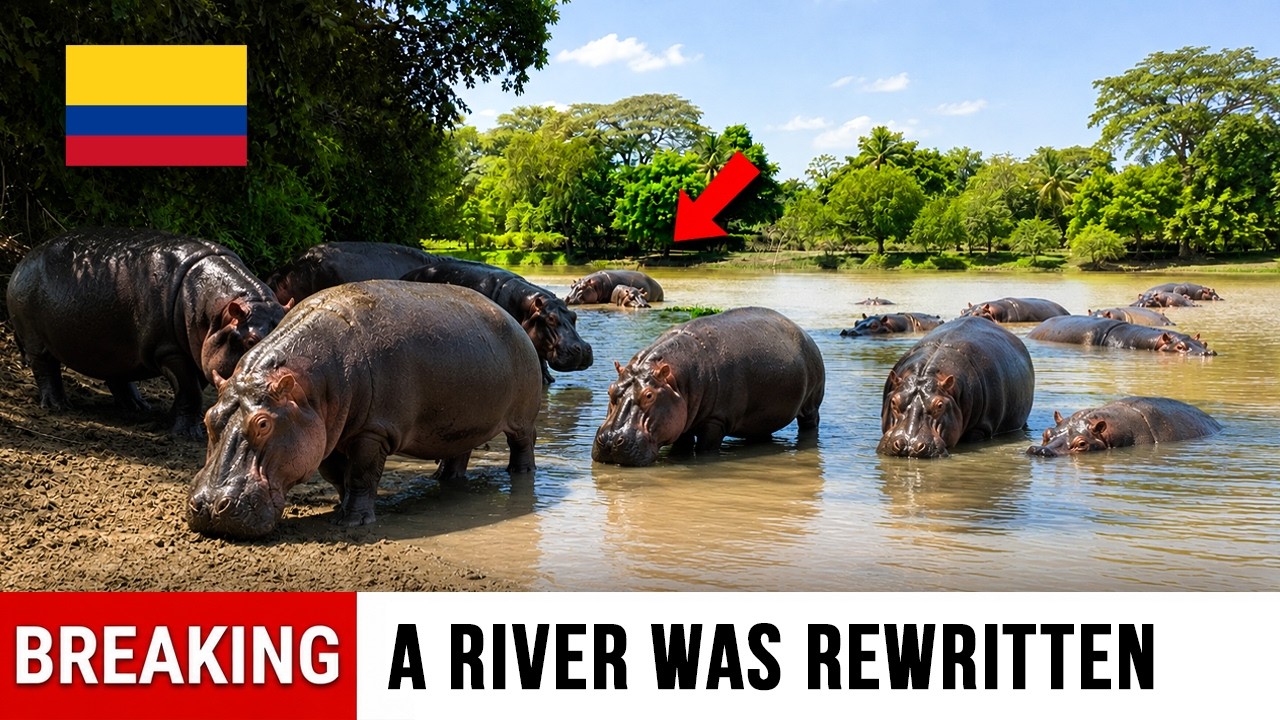 Colombia Inherited 4 Hippos From Pablo Escobar — 40 Years Later, They’re Rewriting an Entire River