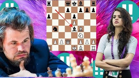 Intence chess game 6, Tania Sachdev vs Magnus Carlsen