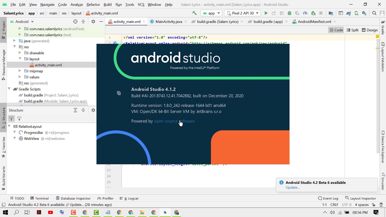 Fix Android Studio xml code not Showing - YouTube