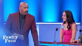 Stunning steal! Steve Harvey can't believe it!