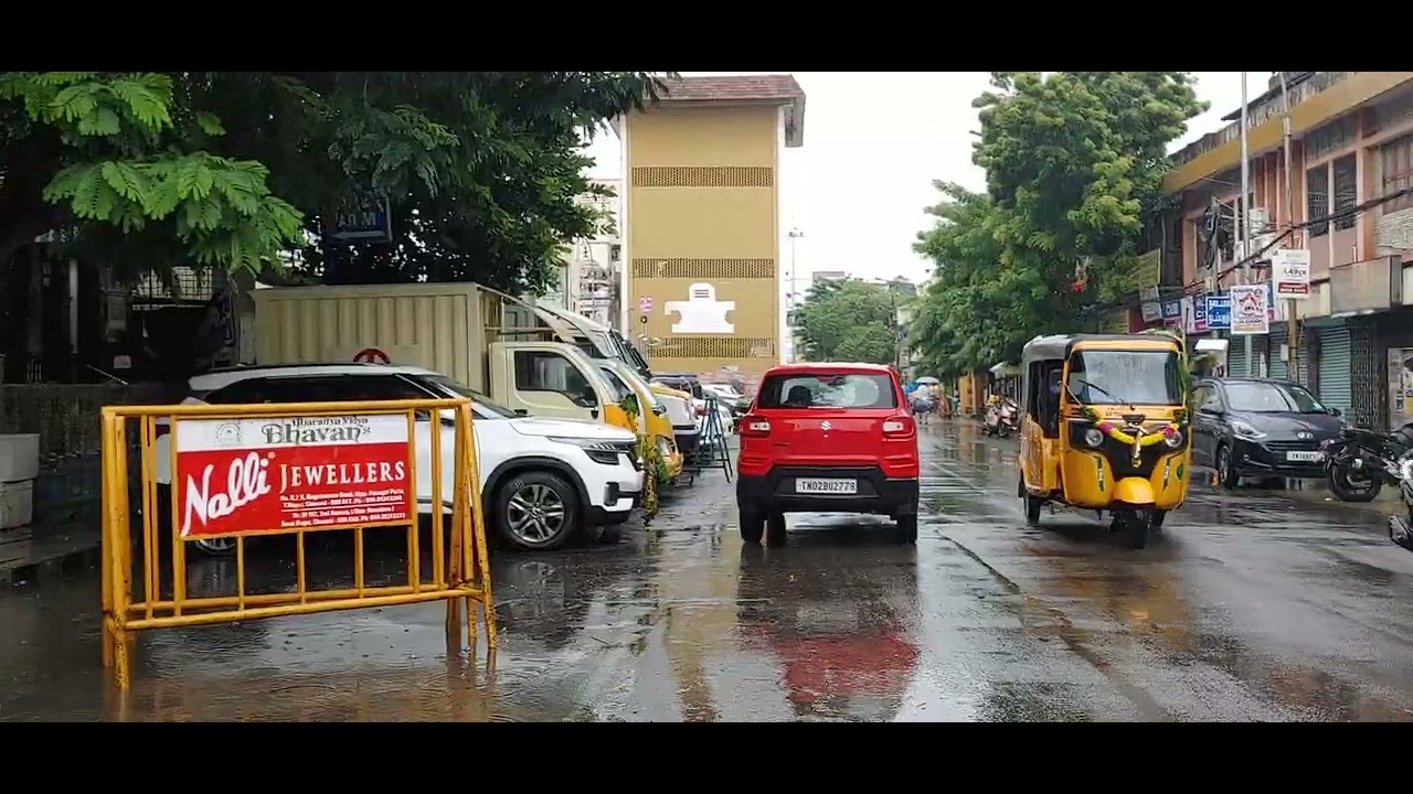Chennai Rains - Rain walk #1