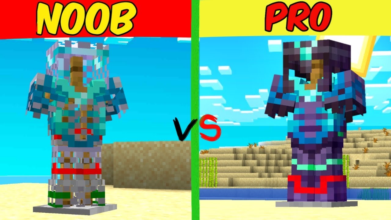 NOOB vs PRO I Build WORLD RAREST ARMOR In Minecraft - YouTube