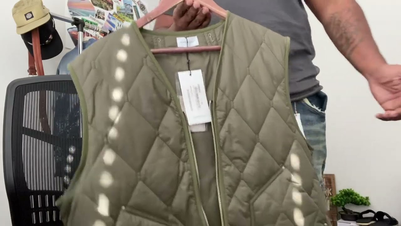 John Elliott liner jacket and N-1 liner vest review.  Stay warm and cool at the same time!!!