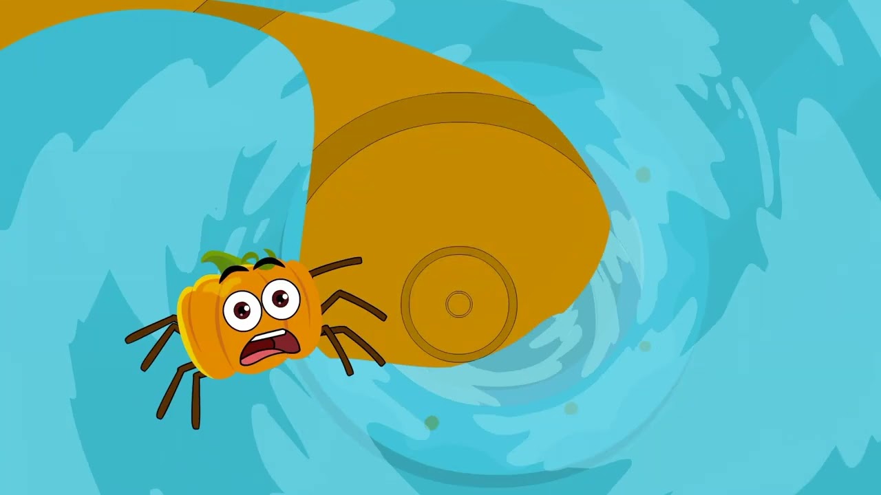 Halloween Itsy bitsy spider | Nursery Rhymes | Kids Music