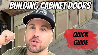 Building Shaker Style Cabinet Doors (Quick Guide) by Nick’s Custom Woodworks 1,257 views 8 months ago 4 minutes, 13 seconds