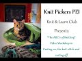 Abcs of knitting lesson 1