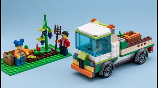 Free LEGO instructions for alternative moc of LEGO City set 60345 Farmer's Market Van