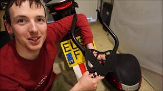 Zero S Motorcycle Top Box Rack kit install
