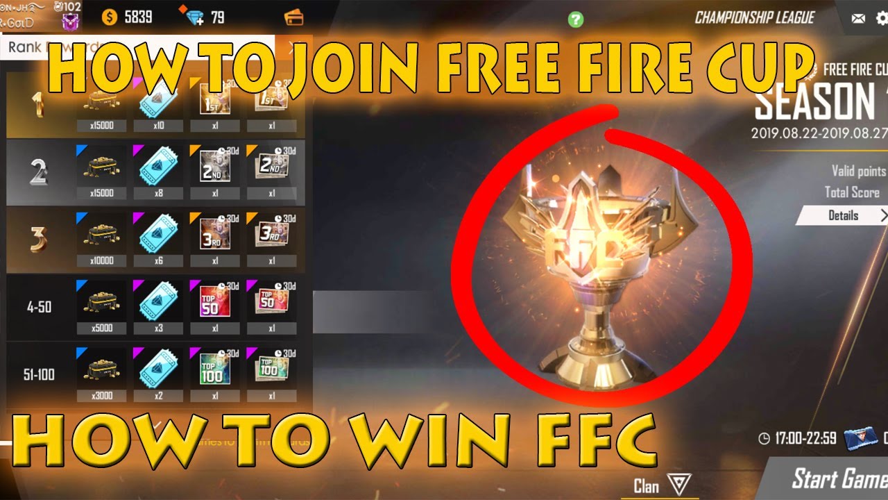 How To Join Ffc Free Fire Cup Full Details Garena Free Fire