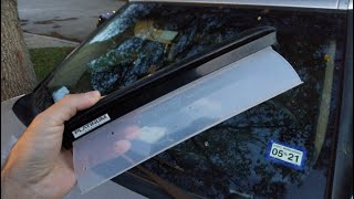 AQUADRY DRYING BLADE review for cars, trucks, suv. FROM WALMART   SKYWIND007 screenshot 3