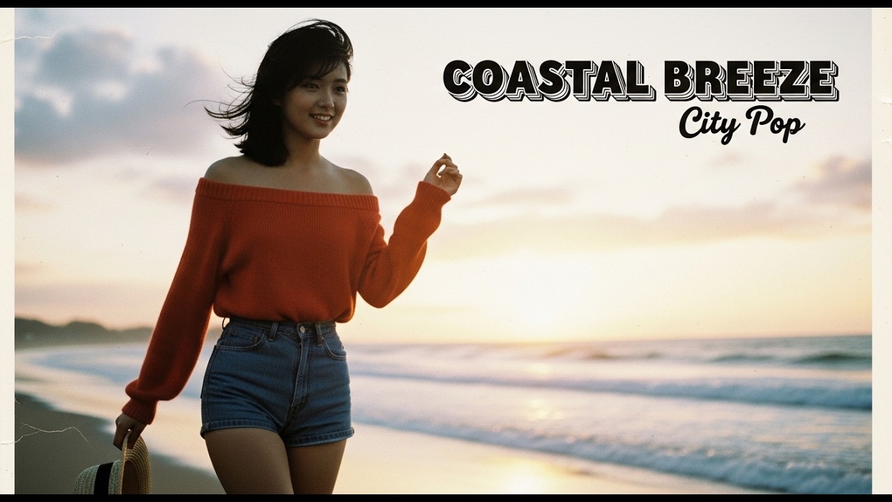 City Pop Coastal Breeze - Ocean Drive Waves (1 Hour Mix)
