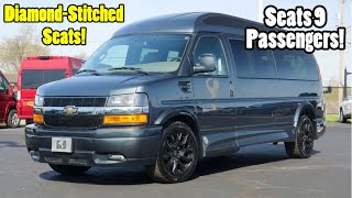 Only 5,000 MILES! 2022 Chevrolet 9 Passenger LUXURY Conversion Van  | Sherry Review