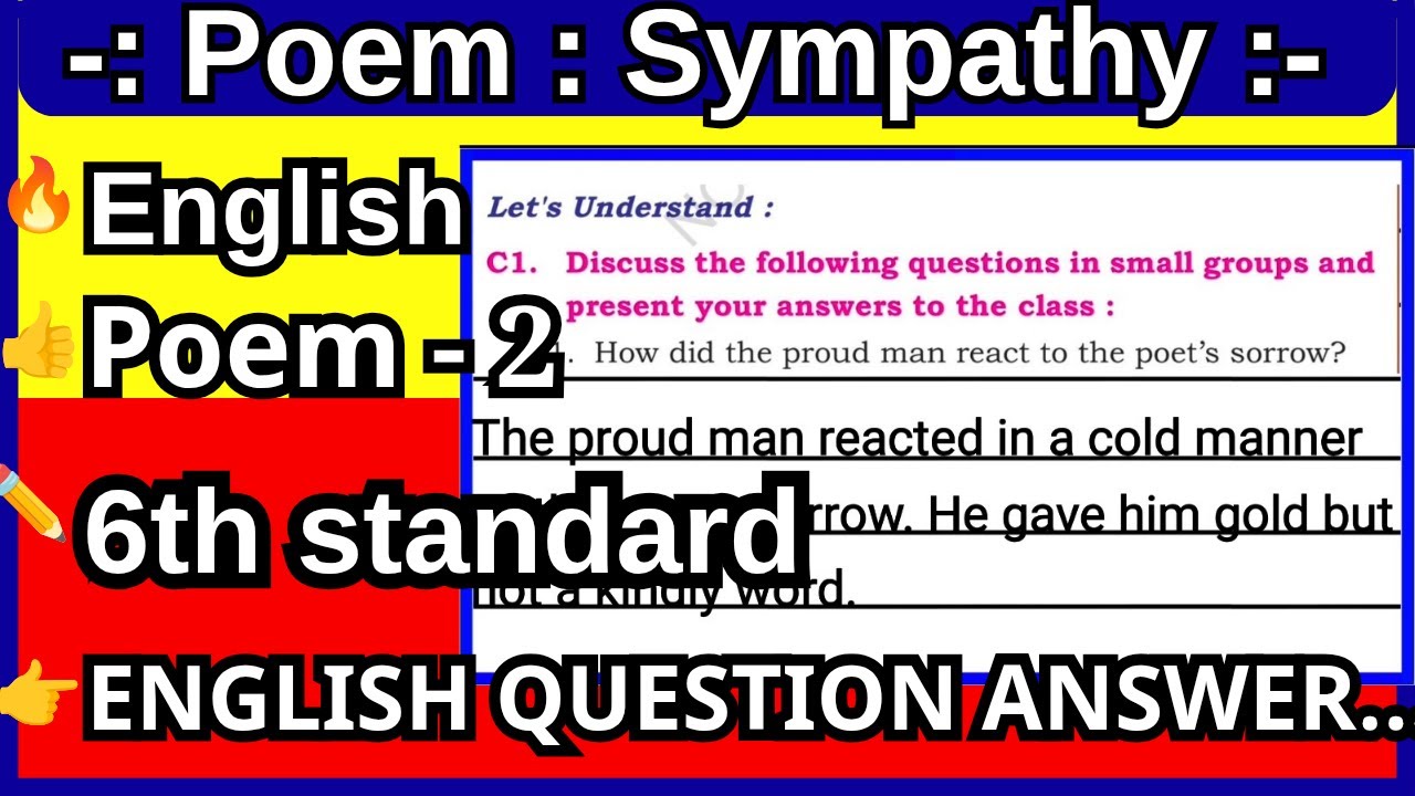 𝟲𝘁𝗵 𝗘𝗡𝗚𝗟𝗜𝗦𝗛 𝗦𝘆𝗺𝗽𝗮𝘁𝗵𝘆 🔥| 𝗾𝘂𝗲𝘀𝘁𝗶𝗼𝗻 𝗮𝗻𝘀𝘄𝗲𝗿𝘀 | 𝗴𝗿𝗮𝗺𝗺𝗮𝗿  | 𝟲𝘁𝗵 𝘀𝘁𝗮𝗻𝗱𝗮𝗿𝗱 𝗻𝗼𝘁𝗲𝘀| 𝗹𝗲𝘀𝘀𝗼𝗻 𝟮😃👍