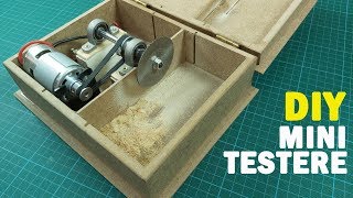 How To Make Table Saw. DIY Circular Table Saw With DC 775 Motor