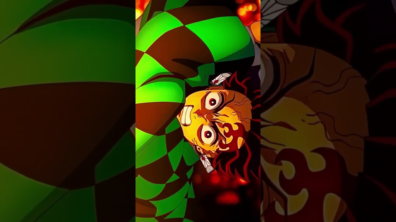 Tanjiro Vs Akaza #shorts #anime #demonslayer #edit