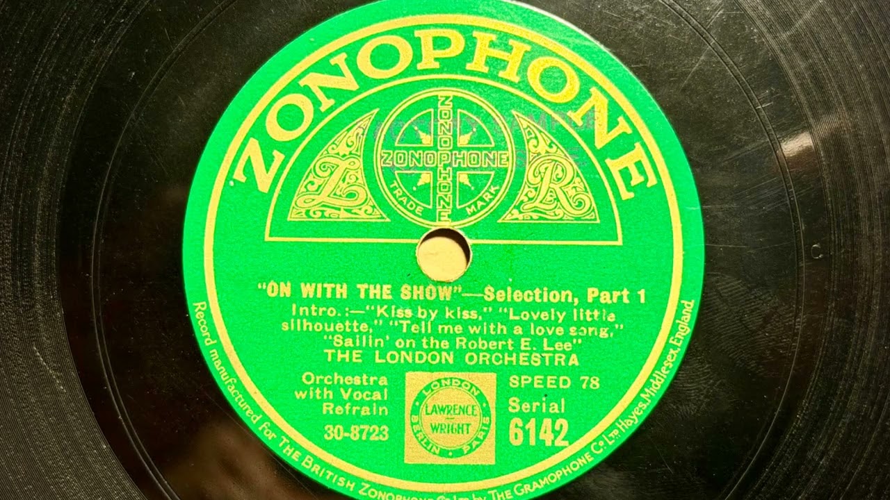 On With The Show Selection (1932) - London Orchestra - Zonophone 6142