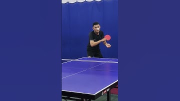 Backhand serve BACK and TOP SPIN #serve #tabletennisserve