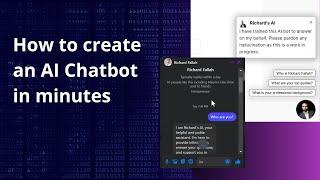 How To Build AI Chatbots in minutes - No Code