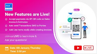 [LIVE DEMO] Add UPI QR Code to Accept Payments, Auto Send SMS to Parties | PayO App | Billing App |