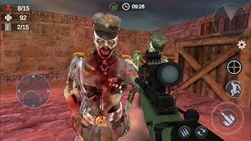 Zombie 3D Gun Shooter- Real Survival Warfare - Android Game Gameplay Part 21