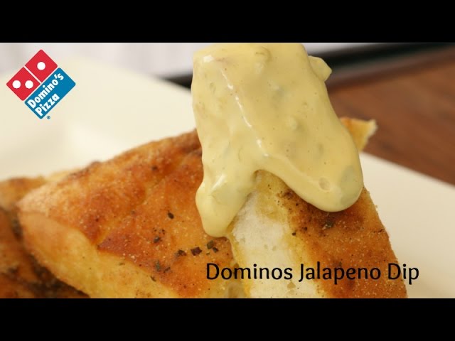 DOMINOS JALAPENO CHEESE DIP | Dominos Garlic Bread Part 3 - recipe by bharatzkitchen