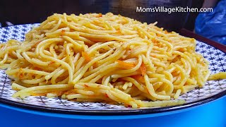 How To Cook  Spaghetti - Pasta - Ugandan African Food - Mom's Village Kitchen