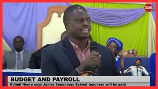 Budget 2024/25 I Ndindi Nyoro says JSS teachers to be hired on PP terms