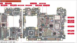 Oneplus 12R components name ic name bitmap schematic 